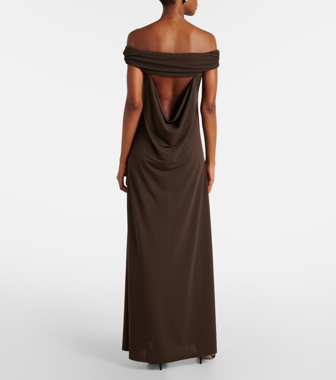 Robe longue Sophie à encolure bardot | Faithfull