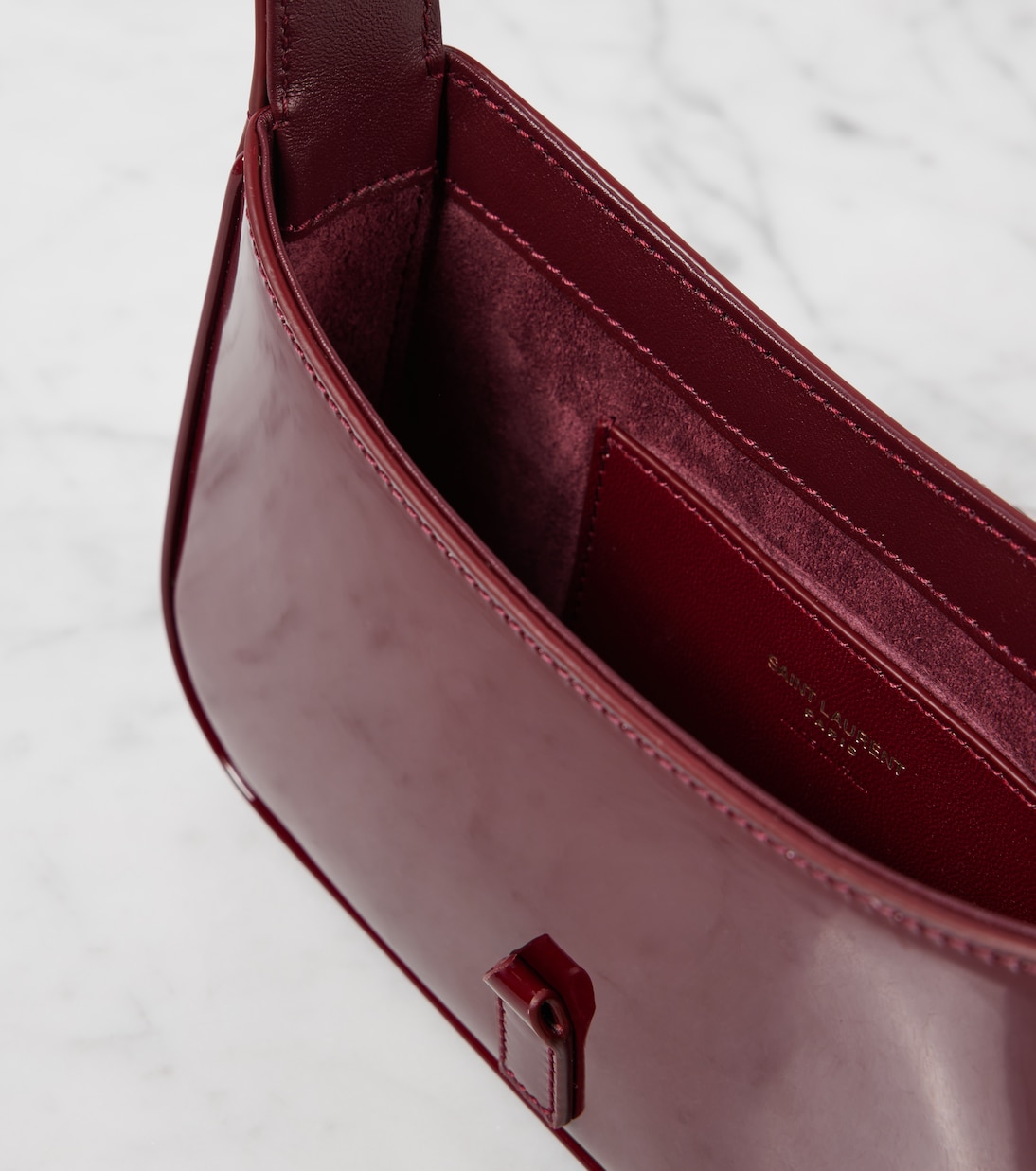 Le 5 à 7 Mini patent leather shoulder bag | Saint Laurent