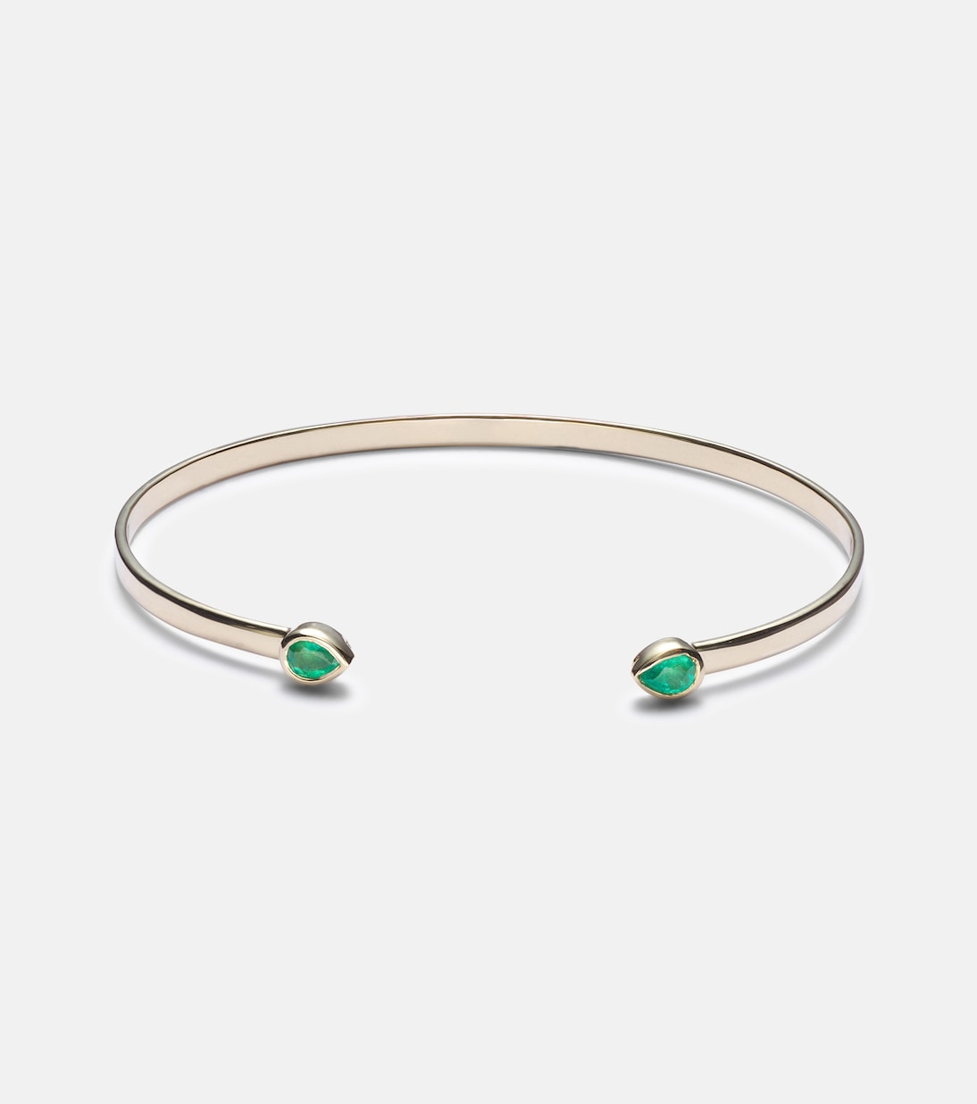 Bracciale Myrtle in oro 10k con smeraldo | Stone and Strand