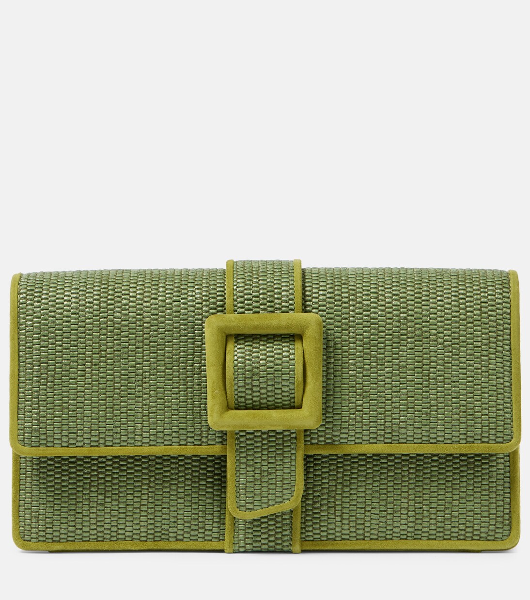 Pochette Maycap en raphia à paillettes | Manolo Blahnik