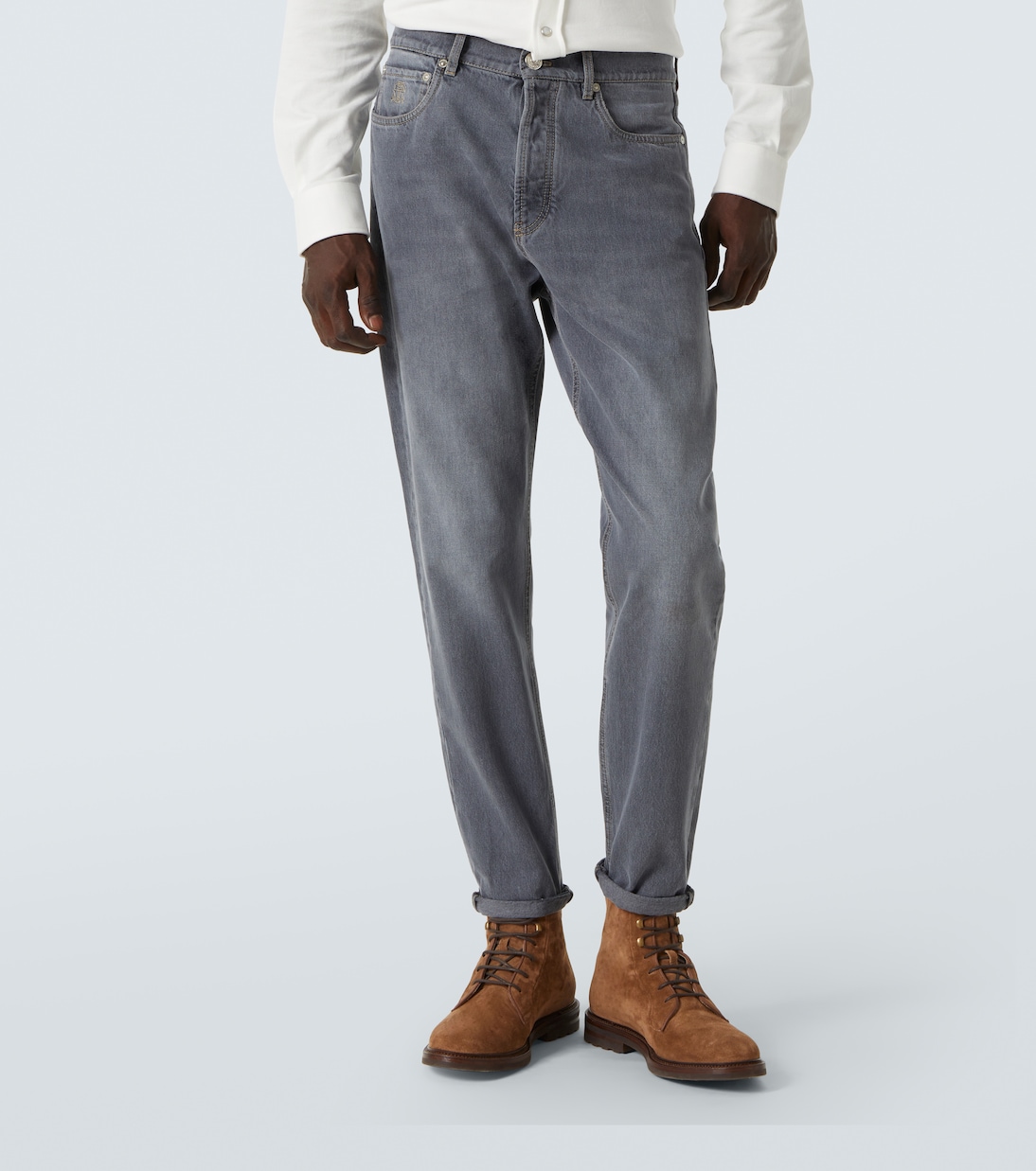 Mid-Rise Slim Jeans Iconic Fit | Brunello Cucinelli