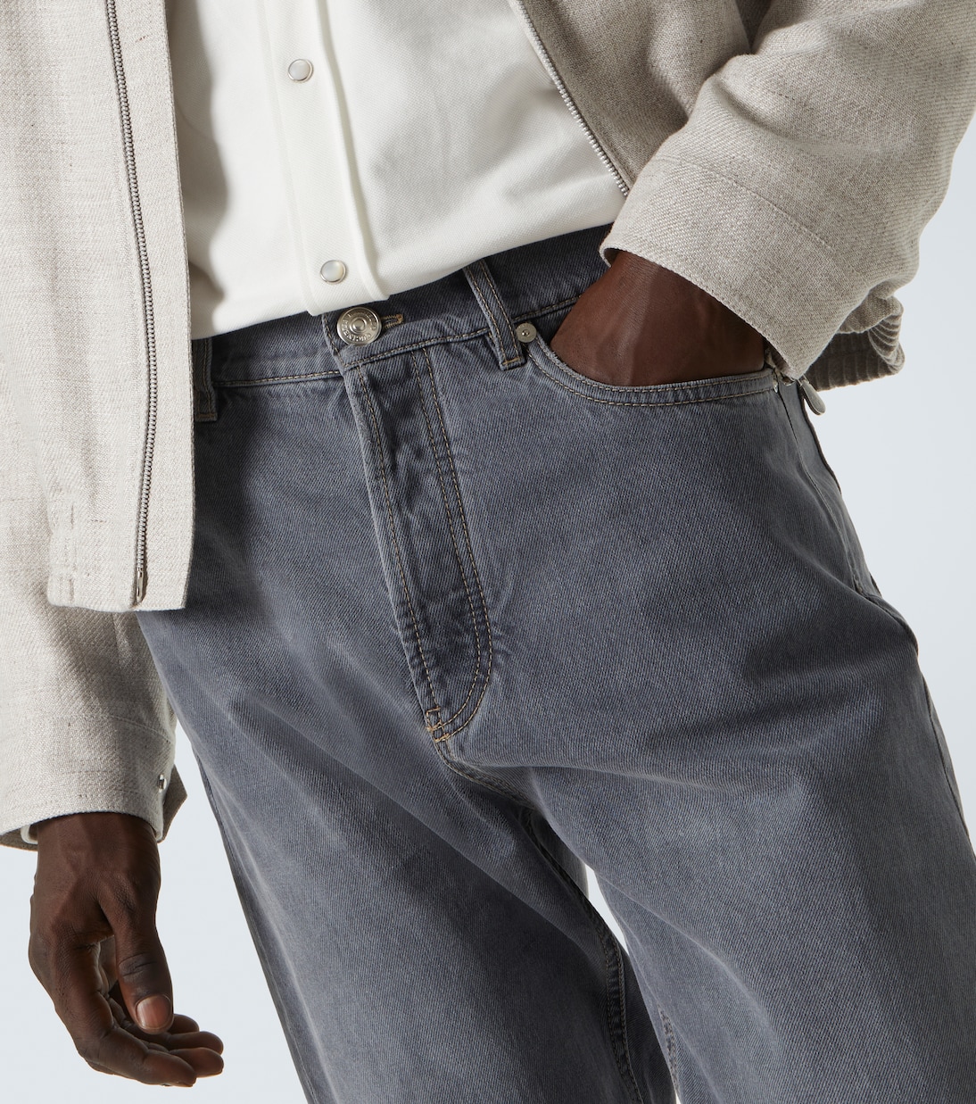 Mid-Rise Slim Jeans Iconic Fit | Brunello Cucinelli