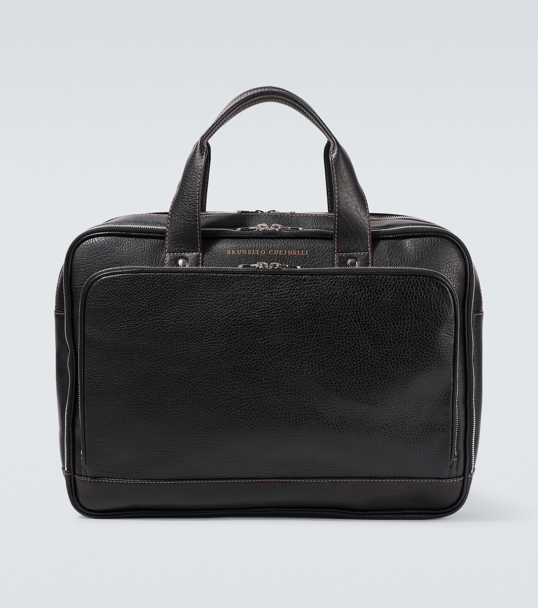 Leather briefcase | Brunello Cucinelli