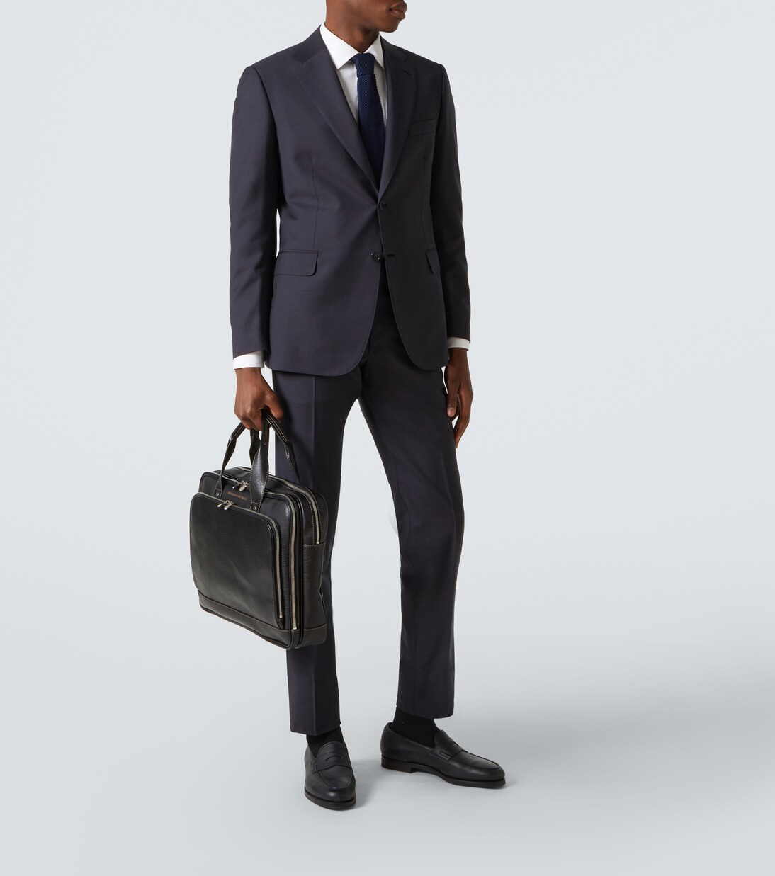 Leather briefcase | Brunello Cucinelli