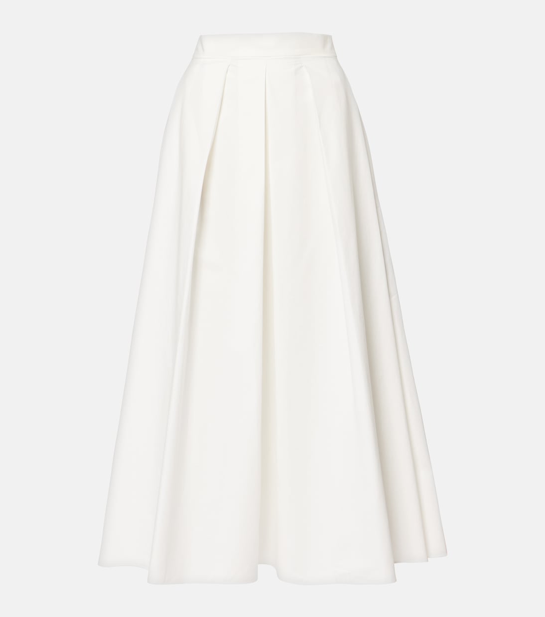 Gonna midi in popeline di cotone | Elie Saab