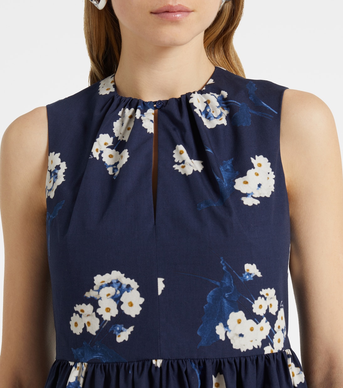 Abito midi in cotone | Erdem
