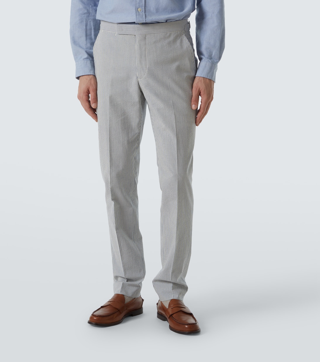 Pantalon de costume rayé en coton | Polo Ralph Lauren