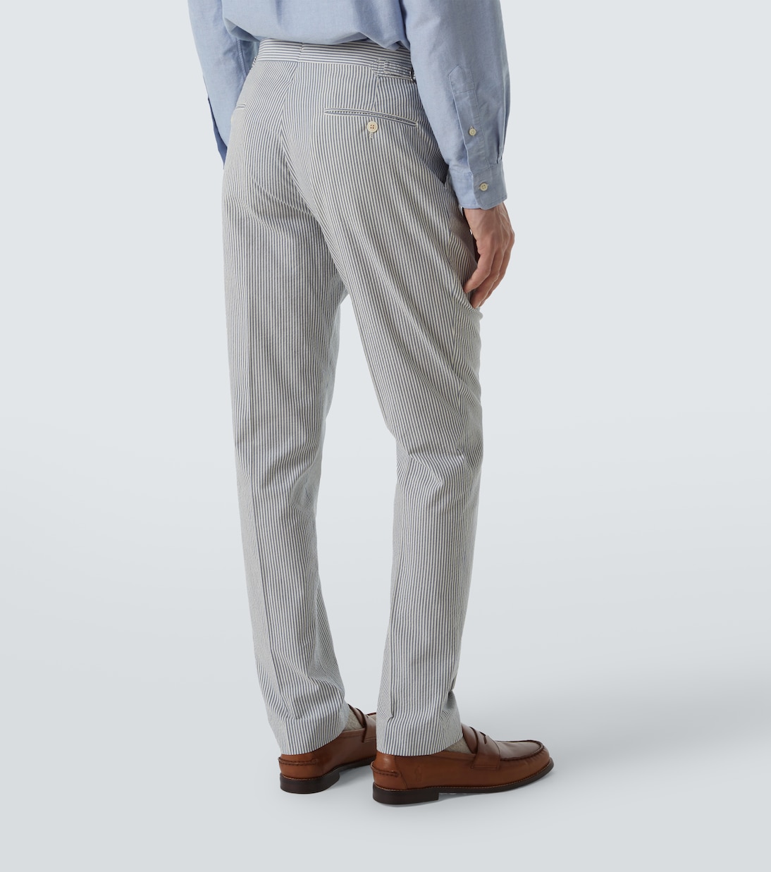 Pantalon de costume rayé en coton | Polo Ralph Lauren