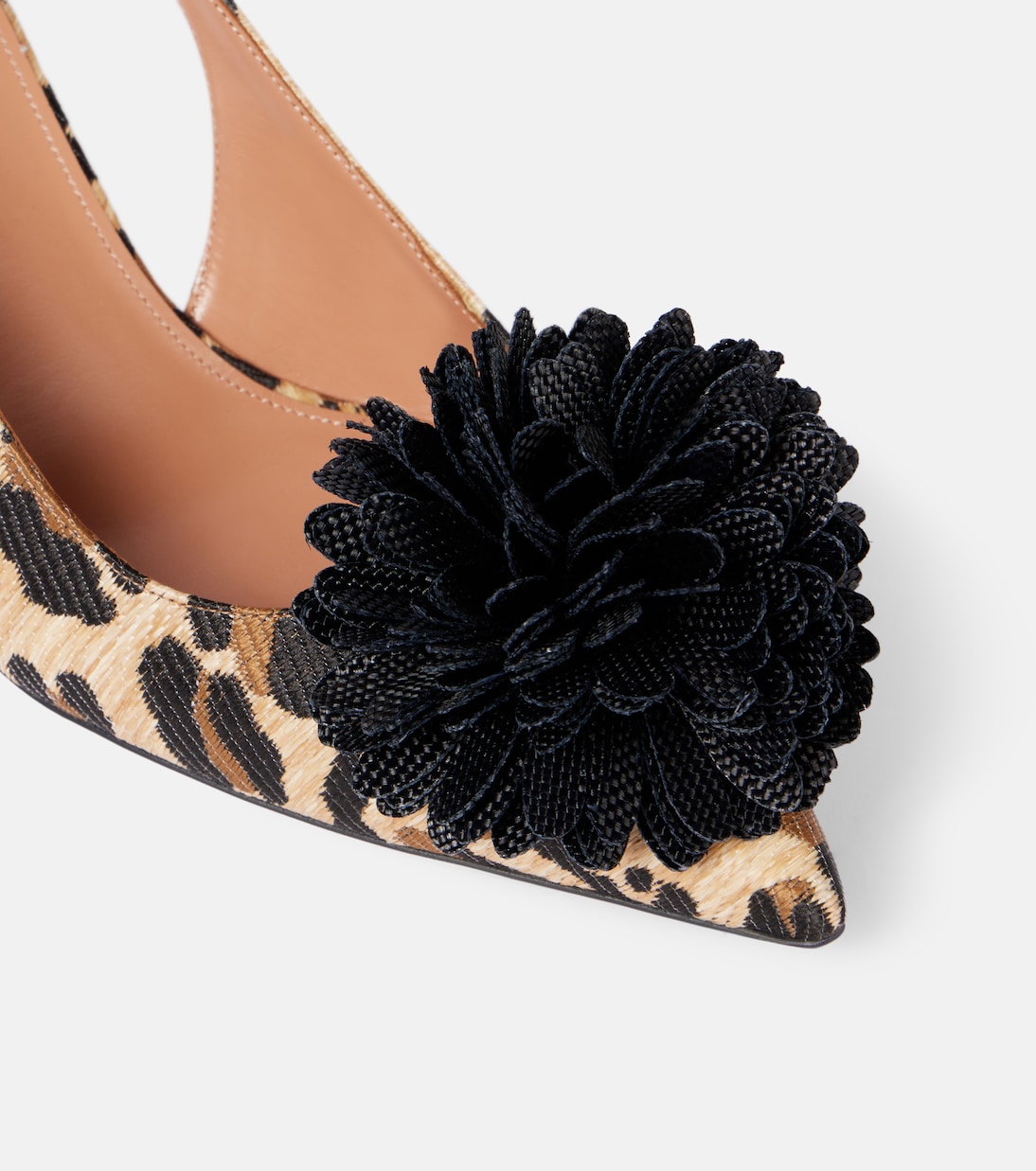 Salones destalonados Couturier 65 de rafia | Aquazzura