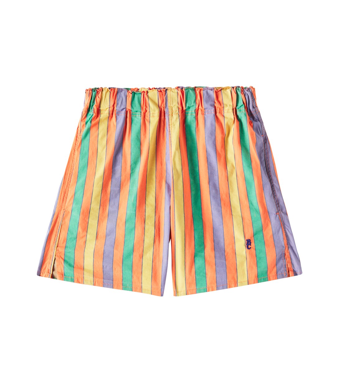 Striped cotton-blend shorts | Bobo Choses