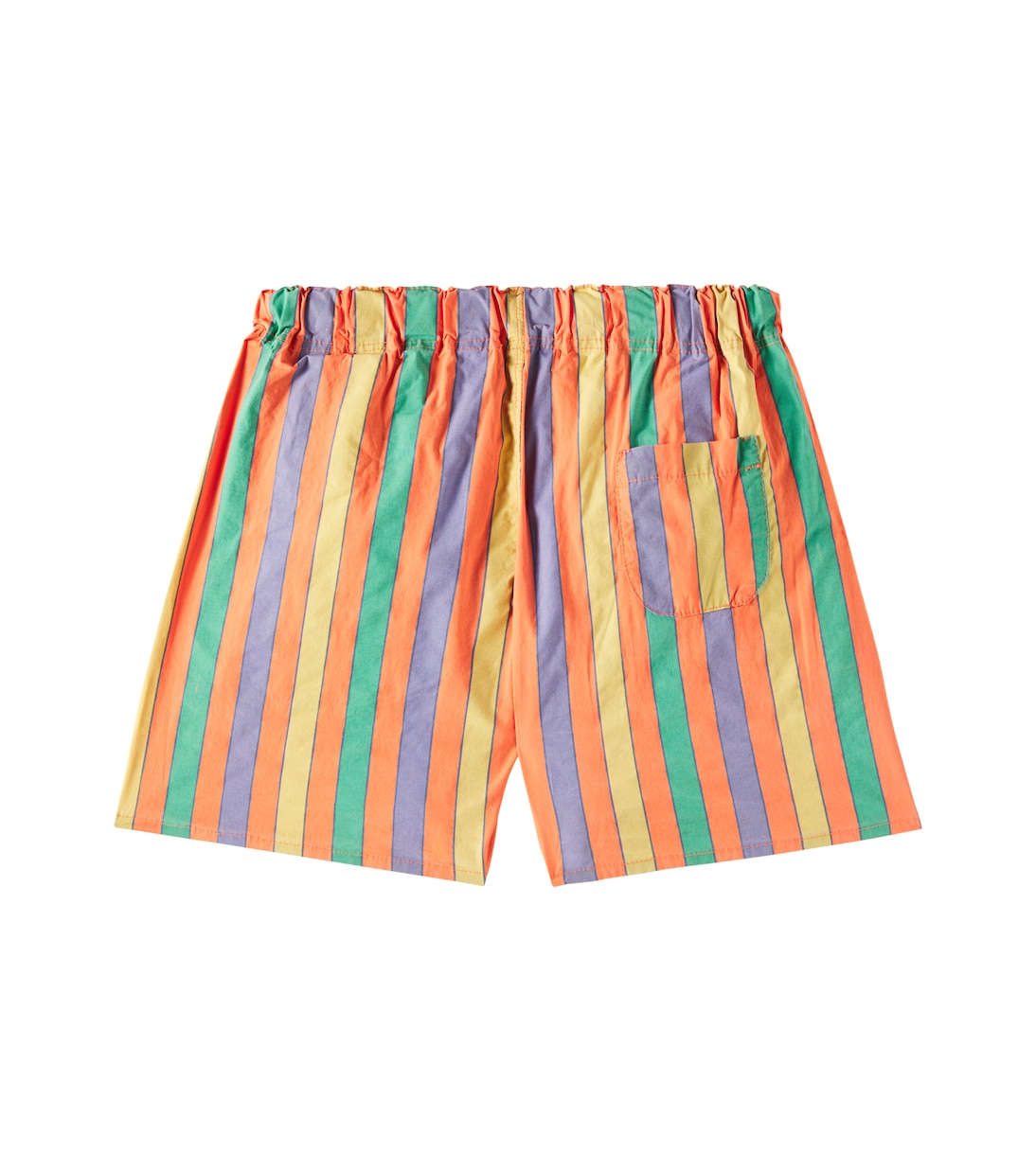 Striped cotton-blend shorts | Bobo Choses