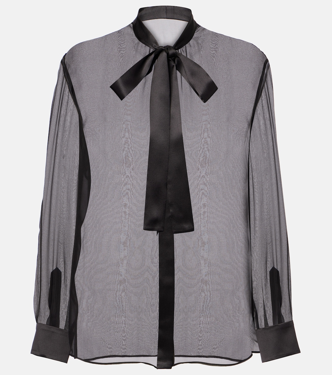 Schluppenbluse aus Seidenchiffon | Dolce&Gabbana