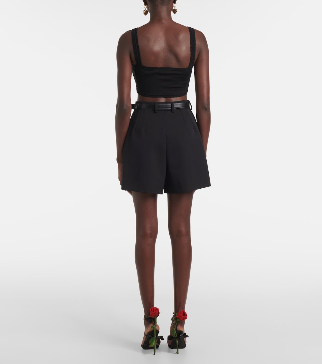 Top cropped in maglia di seta | Dolce&Gabbana