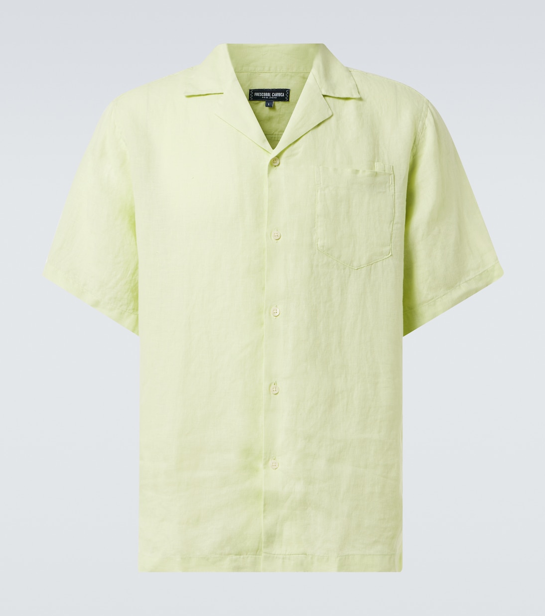 Camicia bowling Angelo in lino | Frescobol Carioca