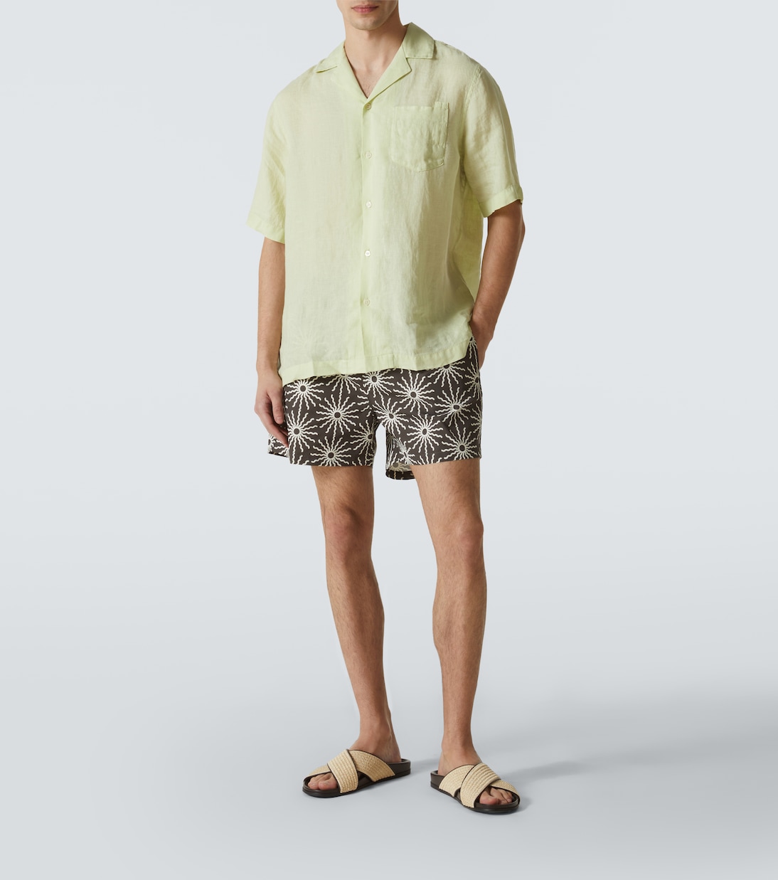 Camicia bowling Angelo in lino | Frescobol Carioca