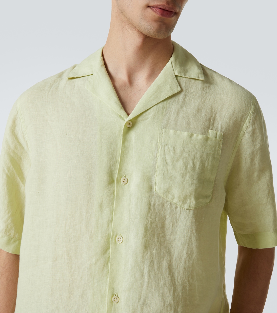 Camicia bowling Angelo in lino | Frescobol Carioca