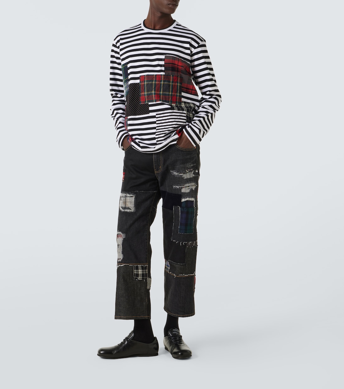 x Levi's® patchwork top | Junya Watanabe