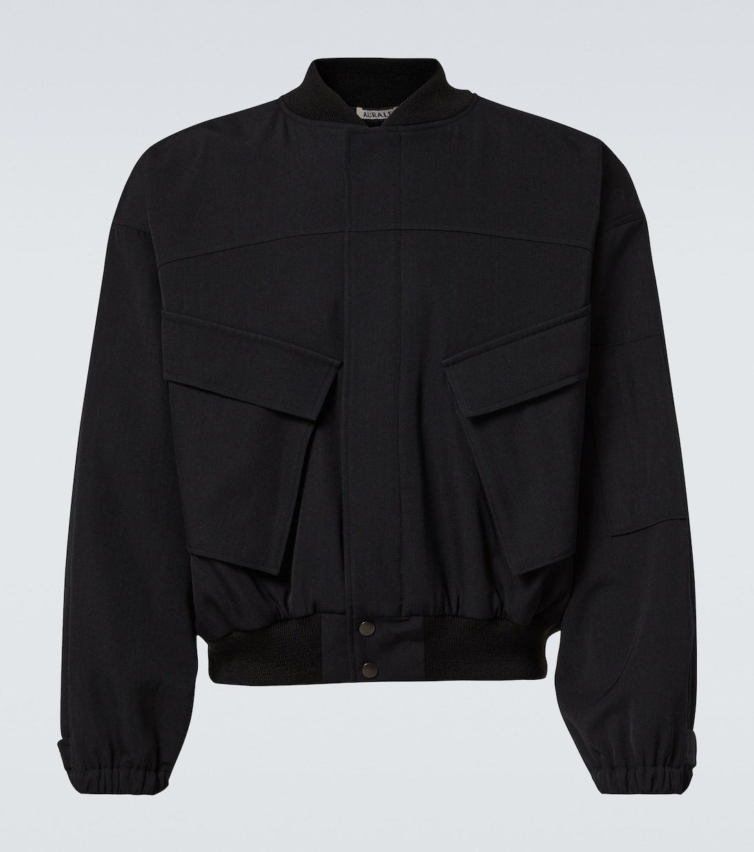 Blouson in gabardine di lana | Auralee