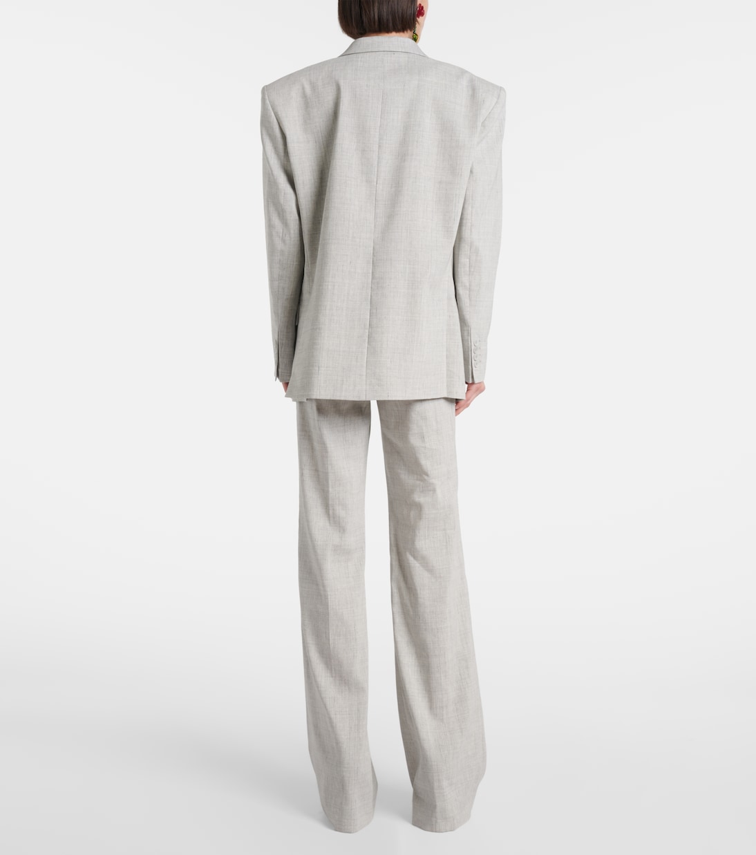 Blazer oversize en lin et laine | Magda Butrym
