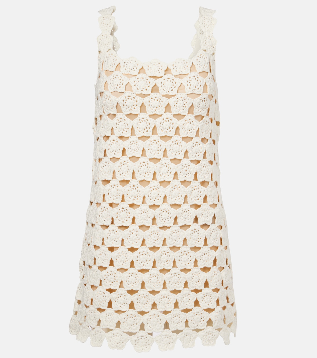 Abito corto Hoya in crochet di cotone | Staud