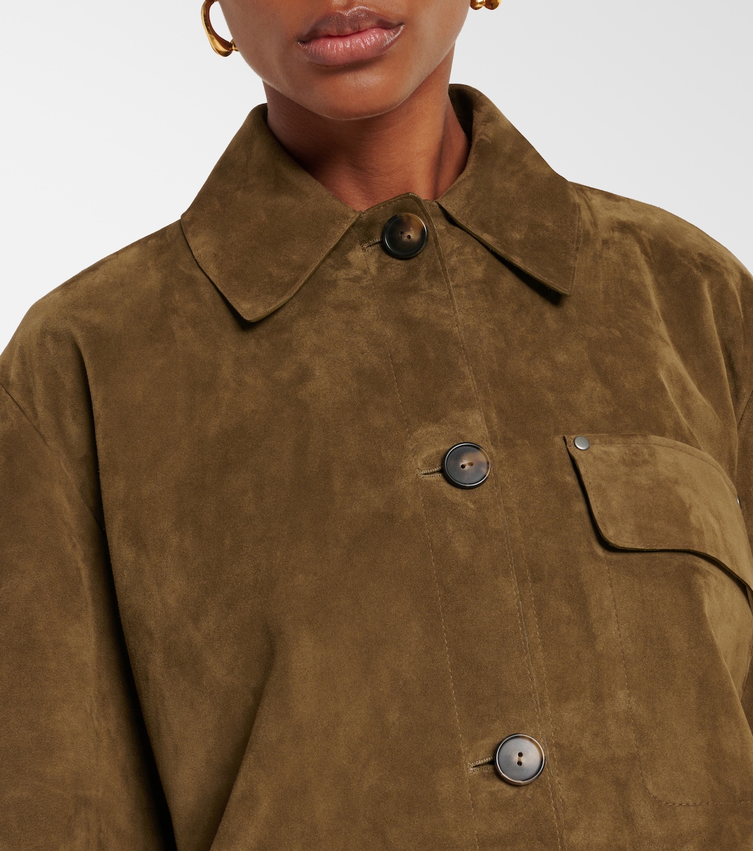 Giacca oversize in suede | Vince