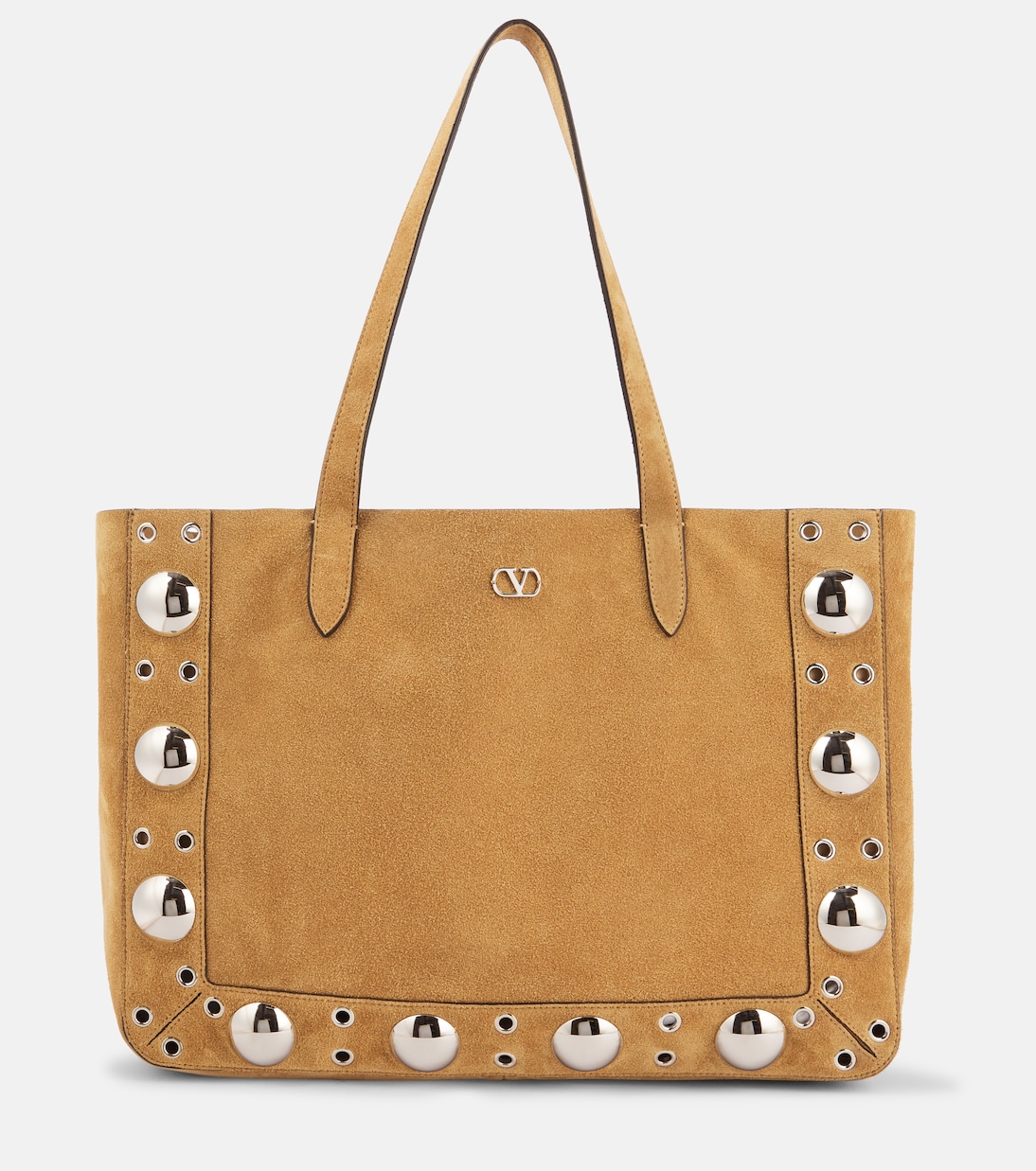 Nellcôte Medium studded suede shopper | Valentino Garavani