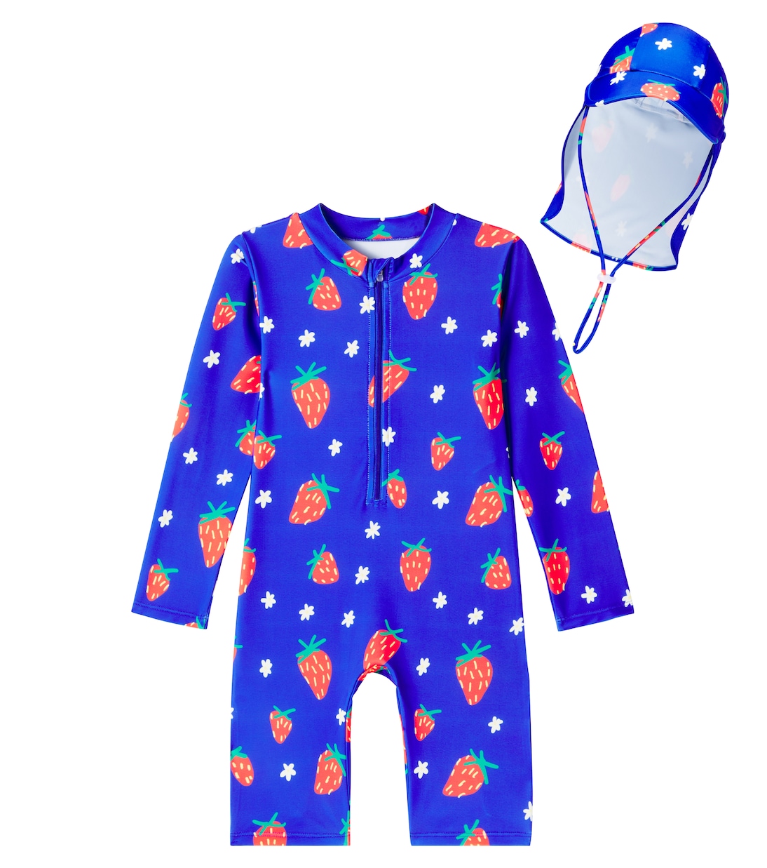 Costume intero e cuffia Strawberry | Jellymallow