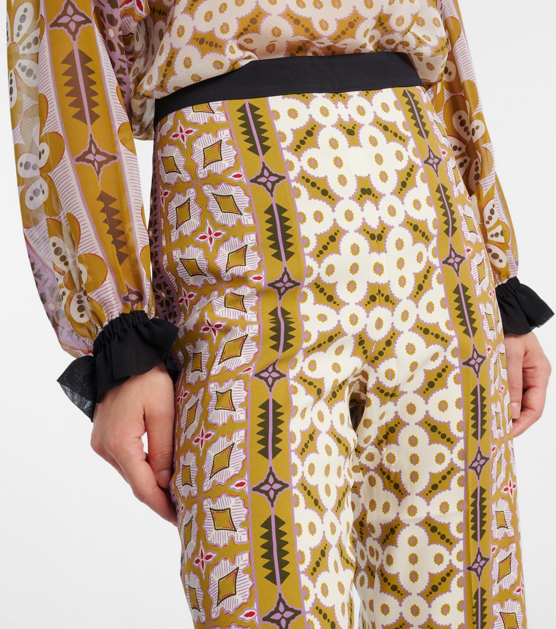 Pantaloni regular con stampa | La DoubleJ