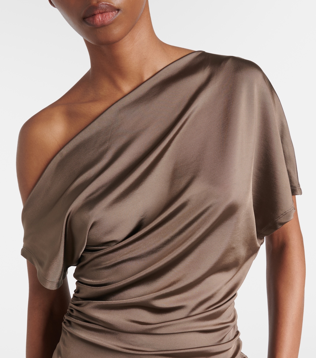Edel ruched draped jersey top | Tove