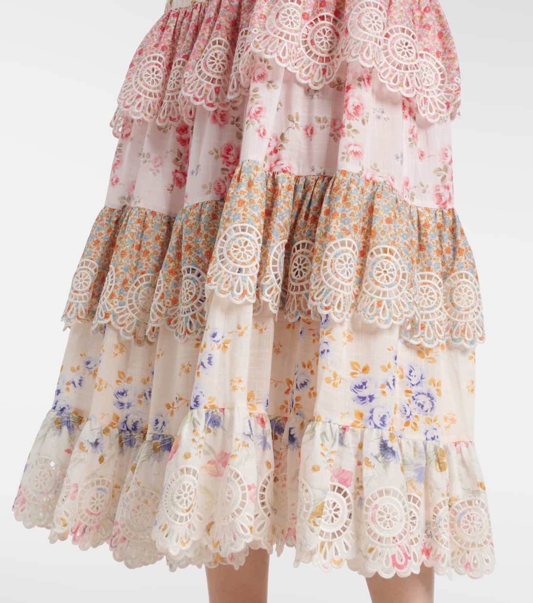 Vestido largo Lucky de algodón | Zimmermann