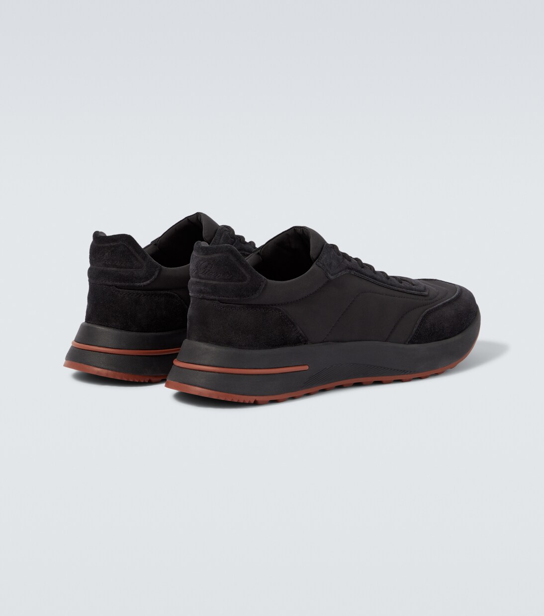 Week End Walk suede-trimmed sneakers | Loro Piana