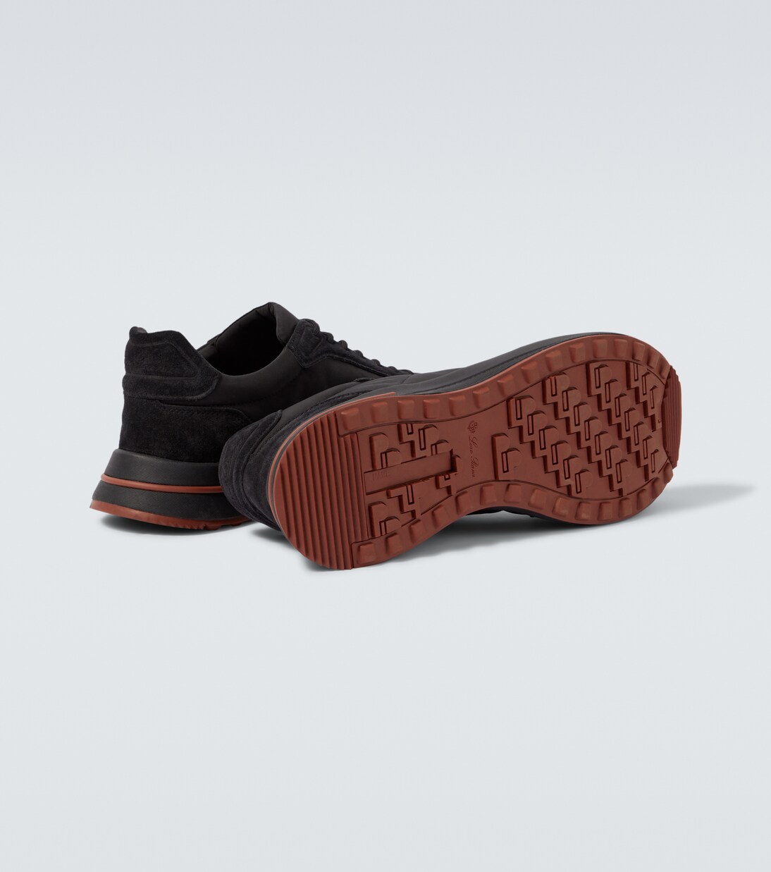 Week End Walk suede-trimmed sneakers | Loro Piana