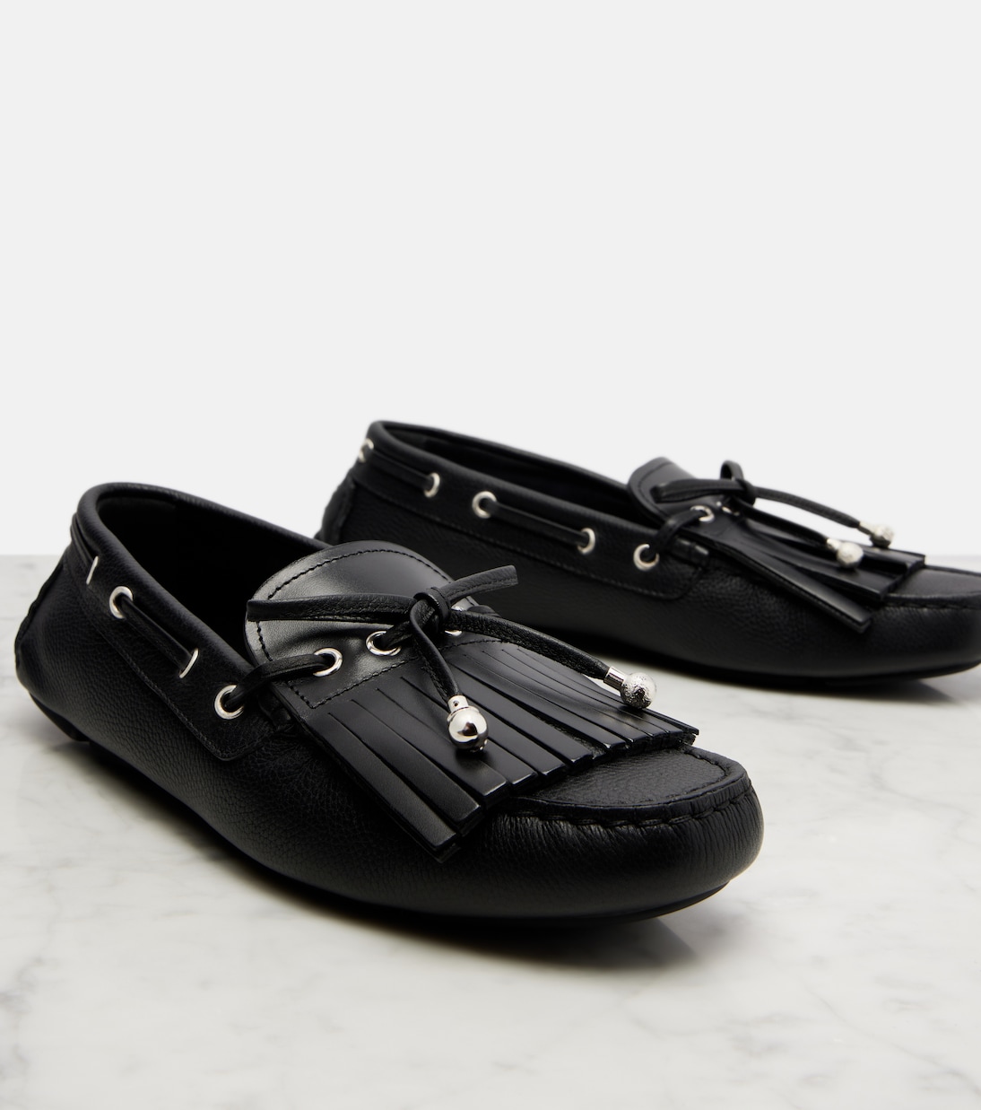Manon leather moccasins | Jimmy Choo