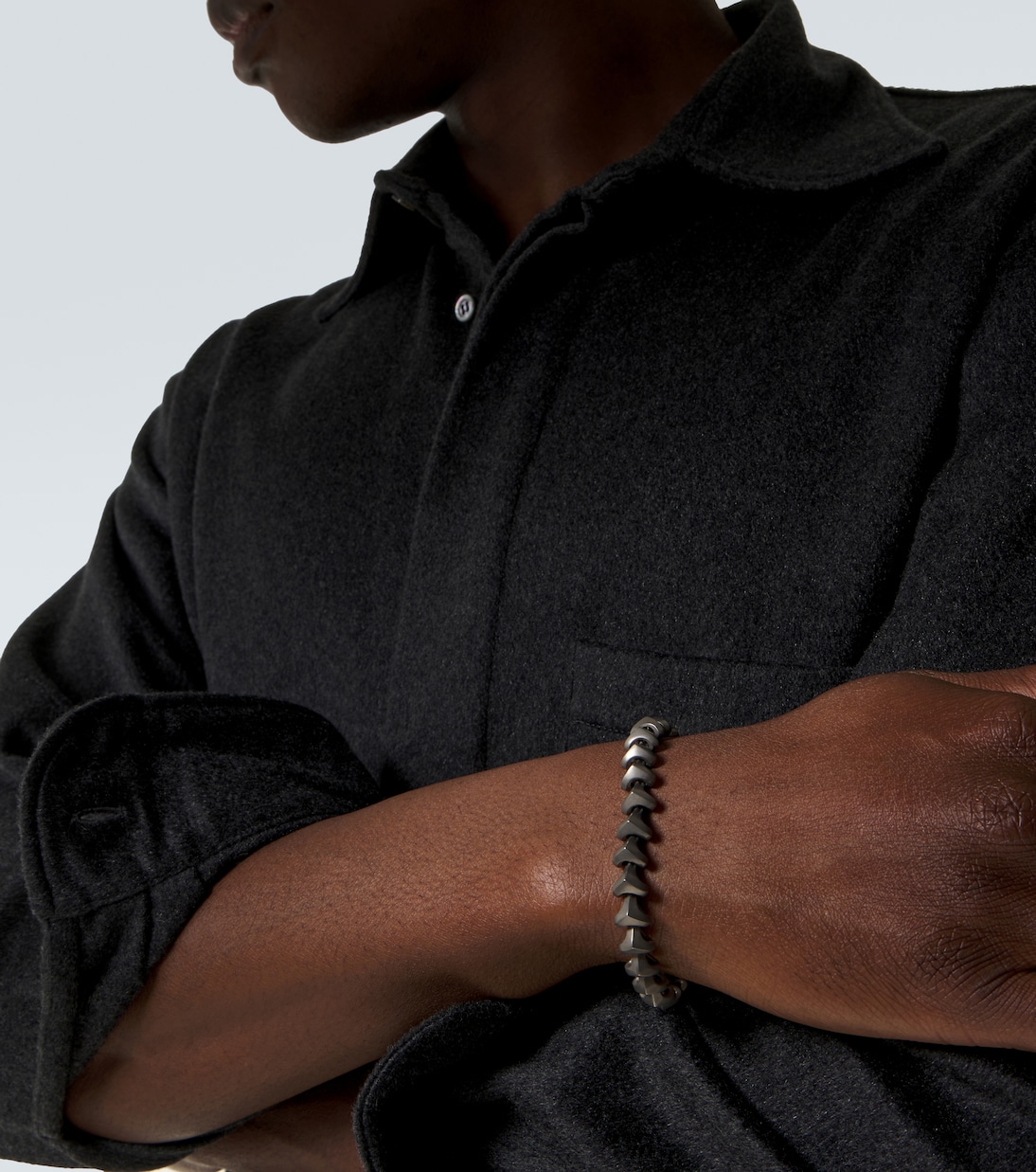 Bracelet Armory® en argent sterling et titane | David Yurman