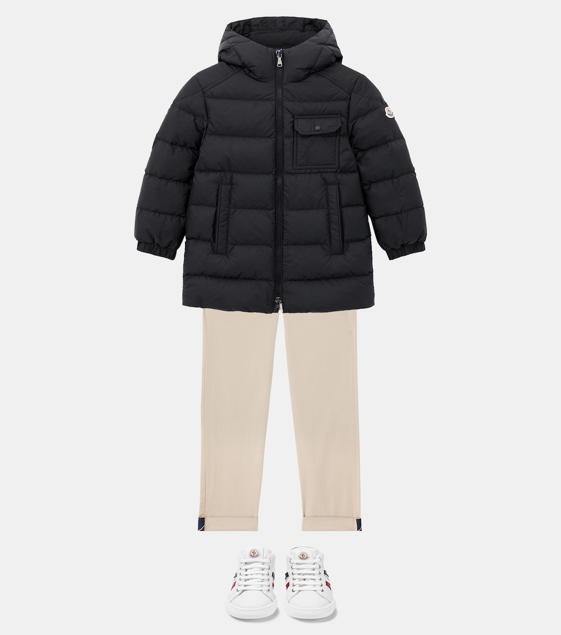 Alani quilted down jacket | Moncler Enfant
