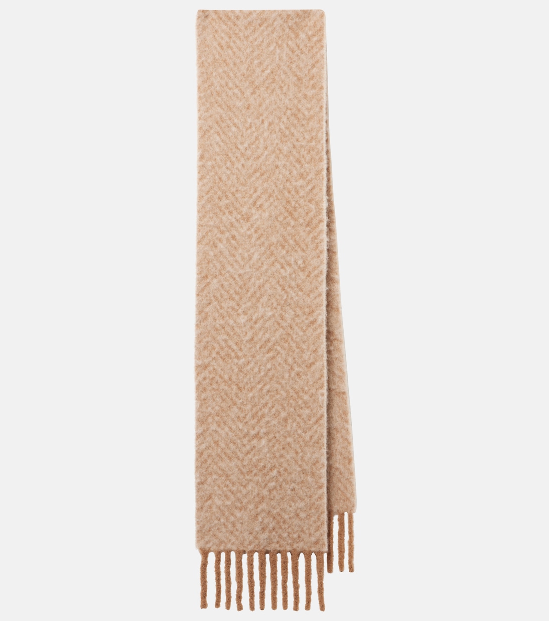 Chevron alpaca-blend scarf | Loro Piana