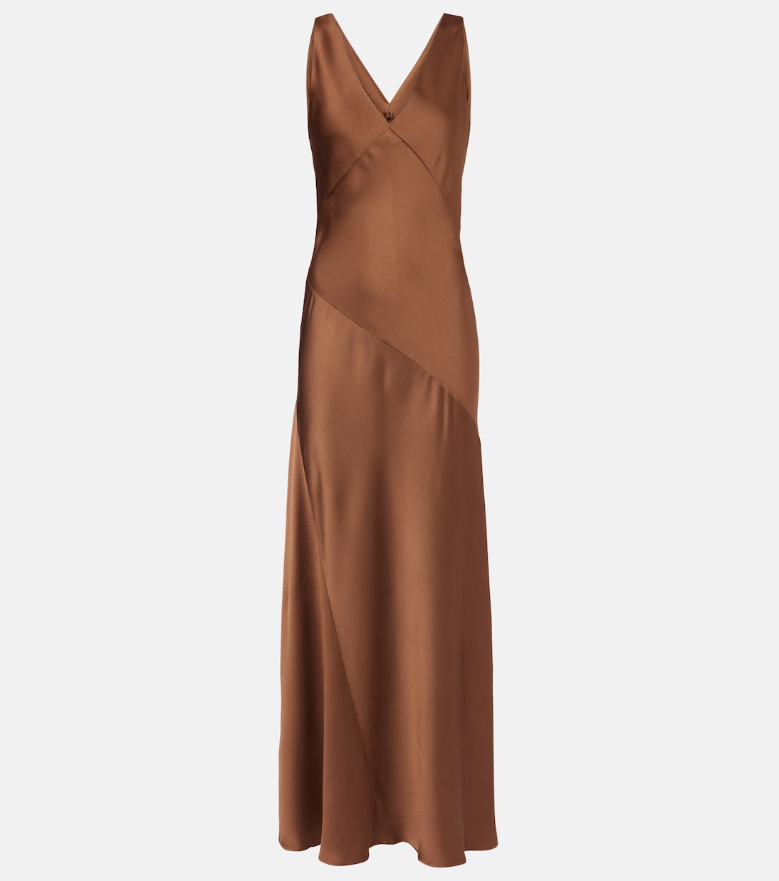 Abito lungo Pilly in raso senza maniche | Max Mara