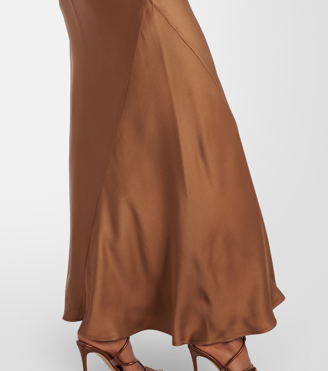 Abito lungo Pilly in raso senza maniche | Max Mara