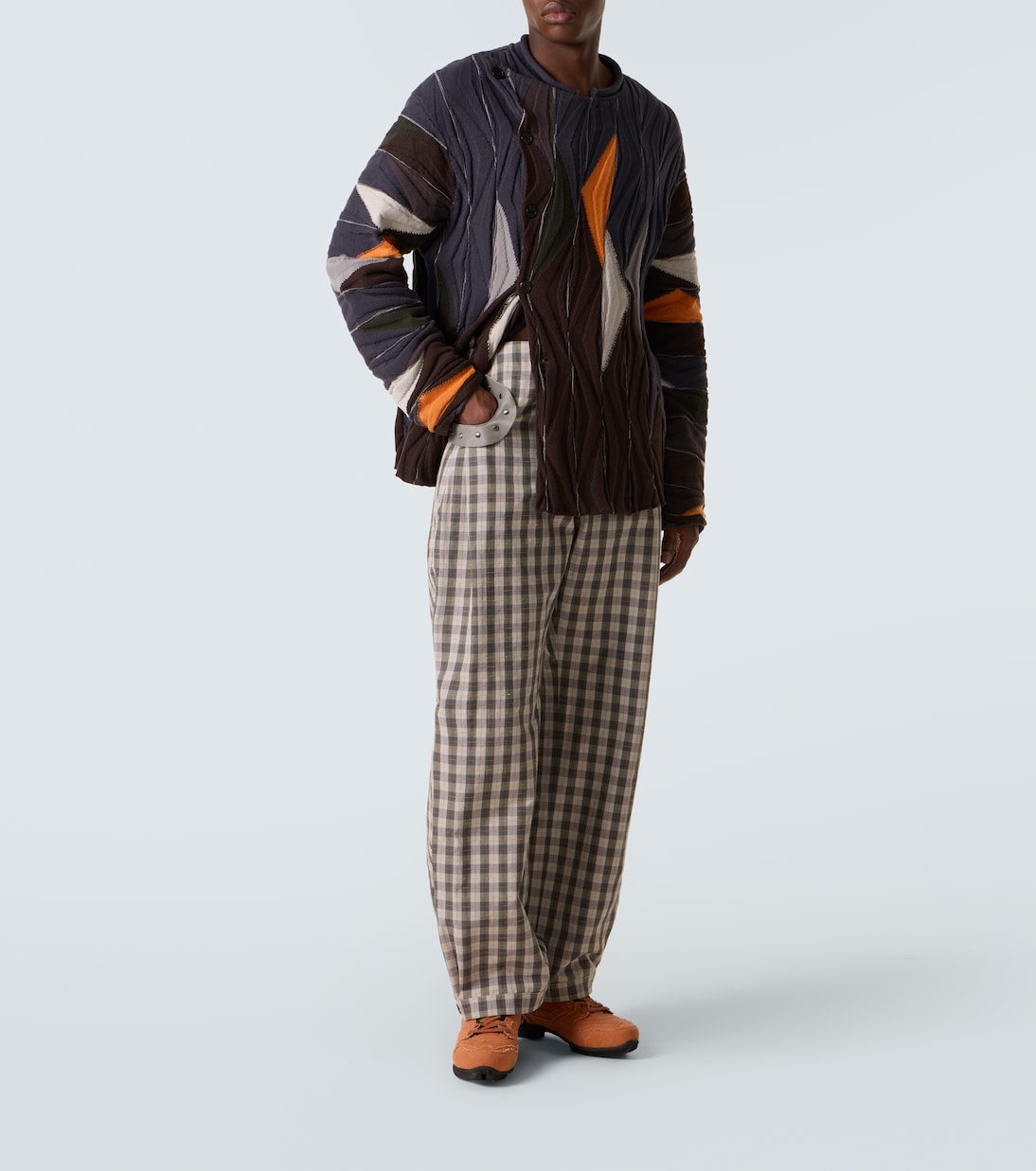 Pantalones anchos Fitz en mezcla de algodón | Kiko Kostadinov