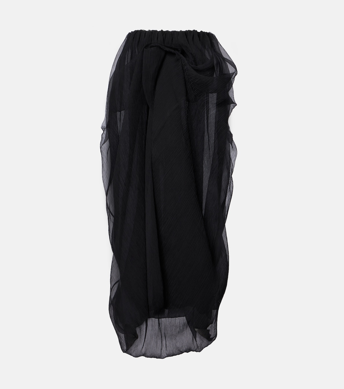 Jupe longue en tulle de soie | Magda Butrym