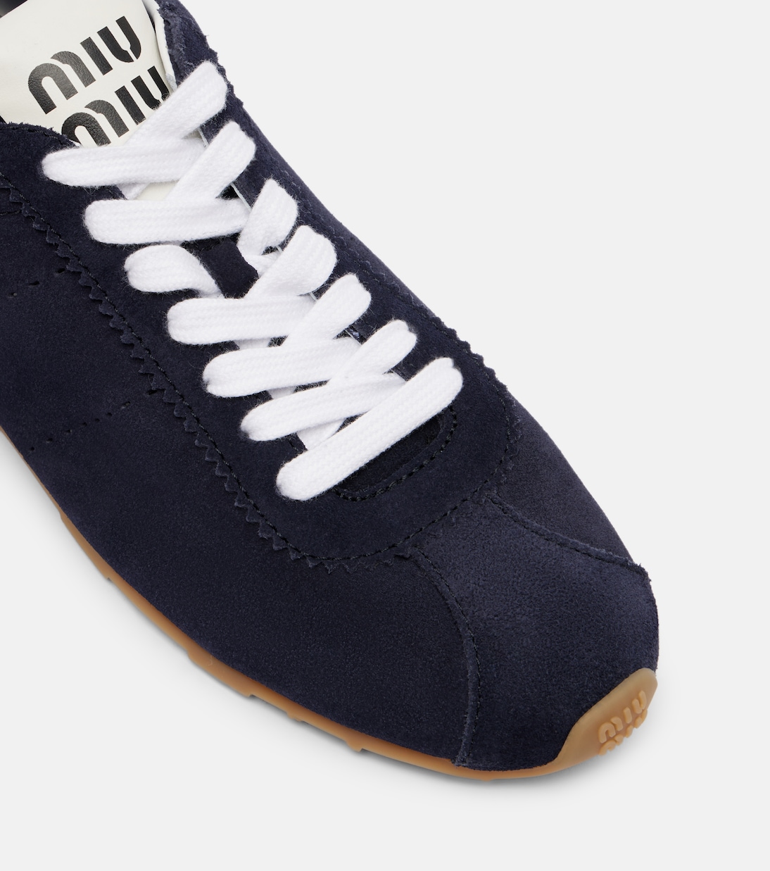 Baskets Plume en daim | Miu Miu
