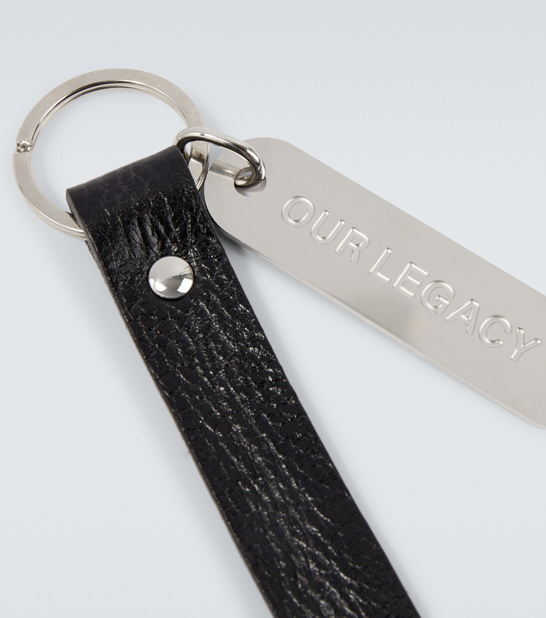 Ring leather keychain | Our Legacy