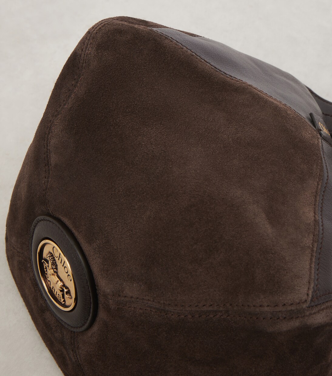 Chloé Balloon Small leather and suede shoulder bag | Chloé