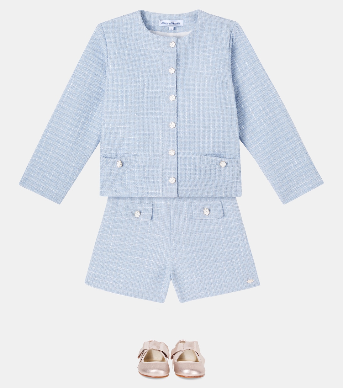 Shorts aus Tweed | Tartine et Chocolat