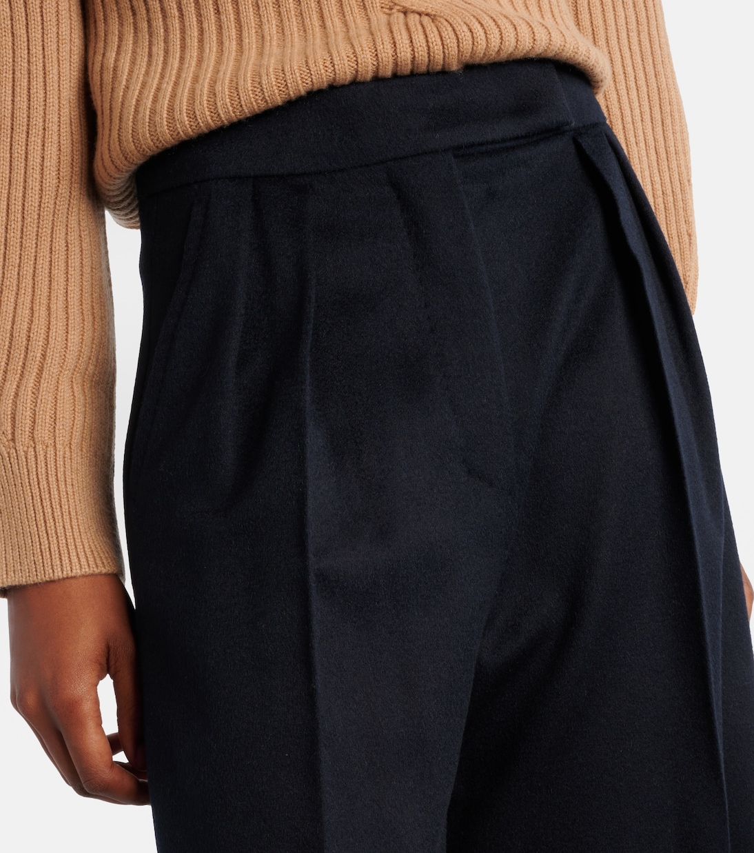 Ori camel hair wide-leg pants | Max Mara