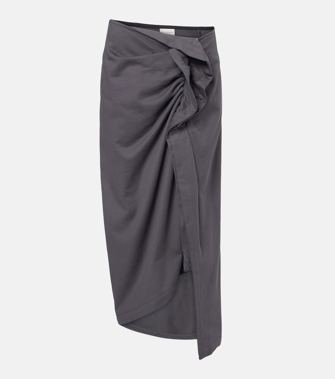 Ruffled cotton midi skirt | Dries Van Noten