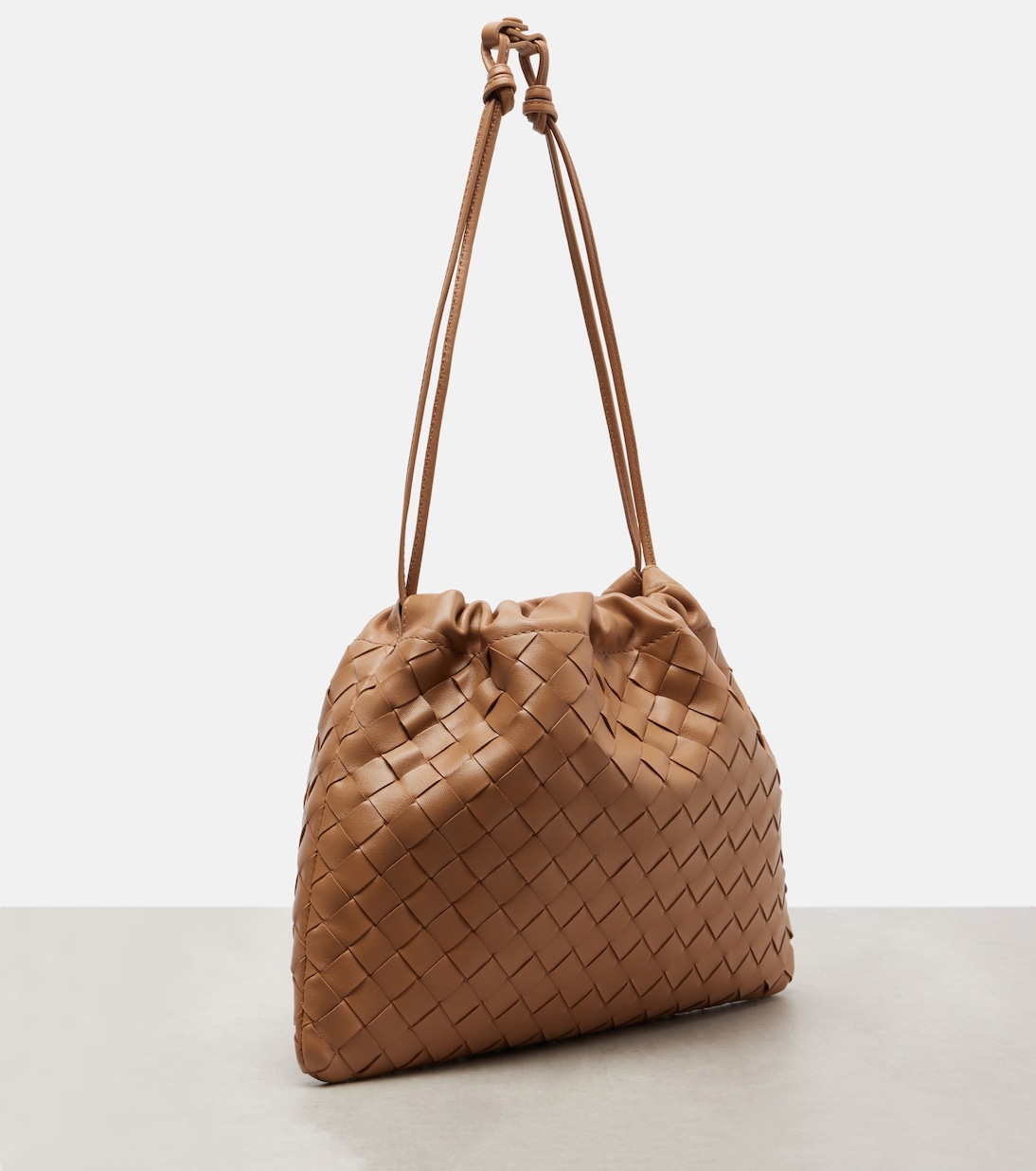 Dustbag Intrecciato Small leather clutch | Bottega Veneta