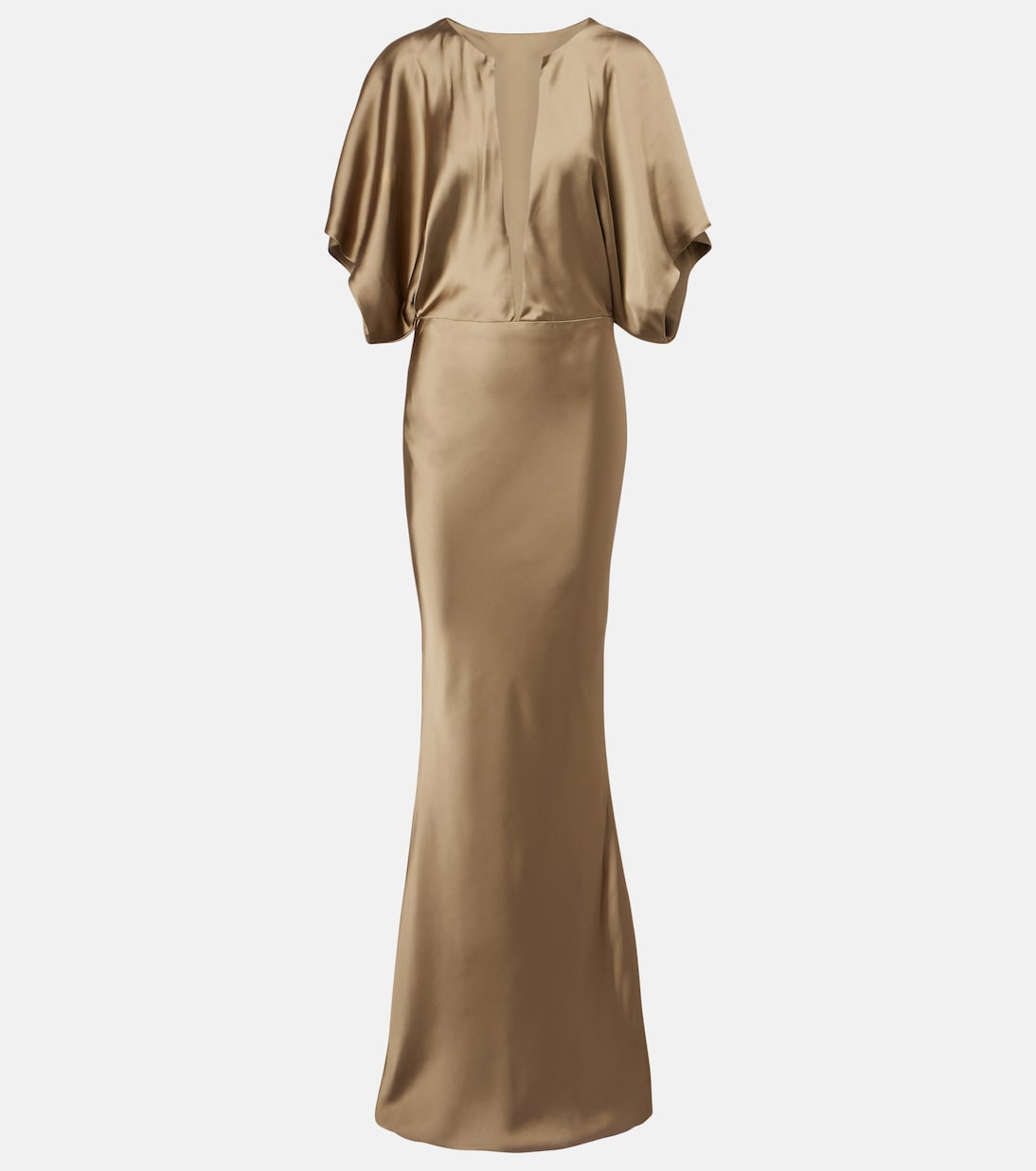 Obie satin gown | Norma Kamali