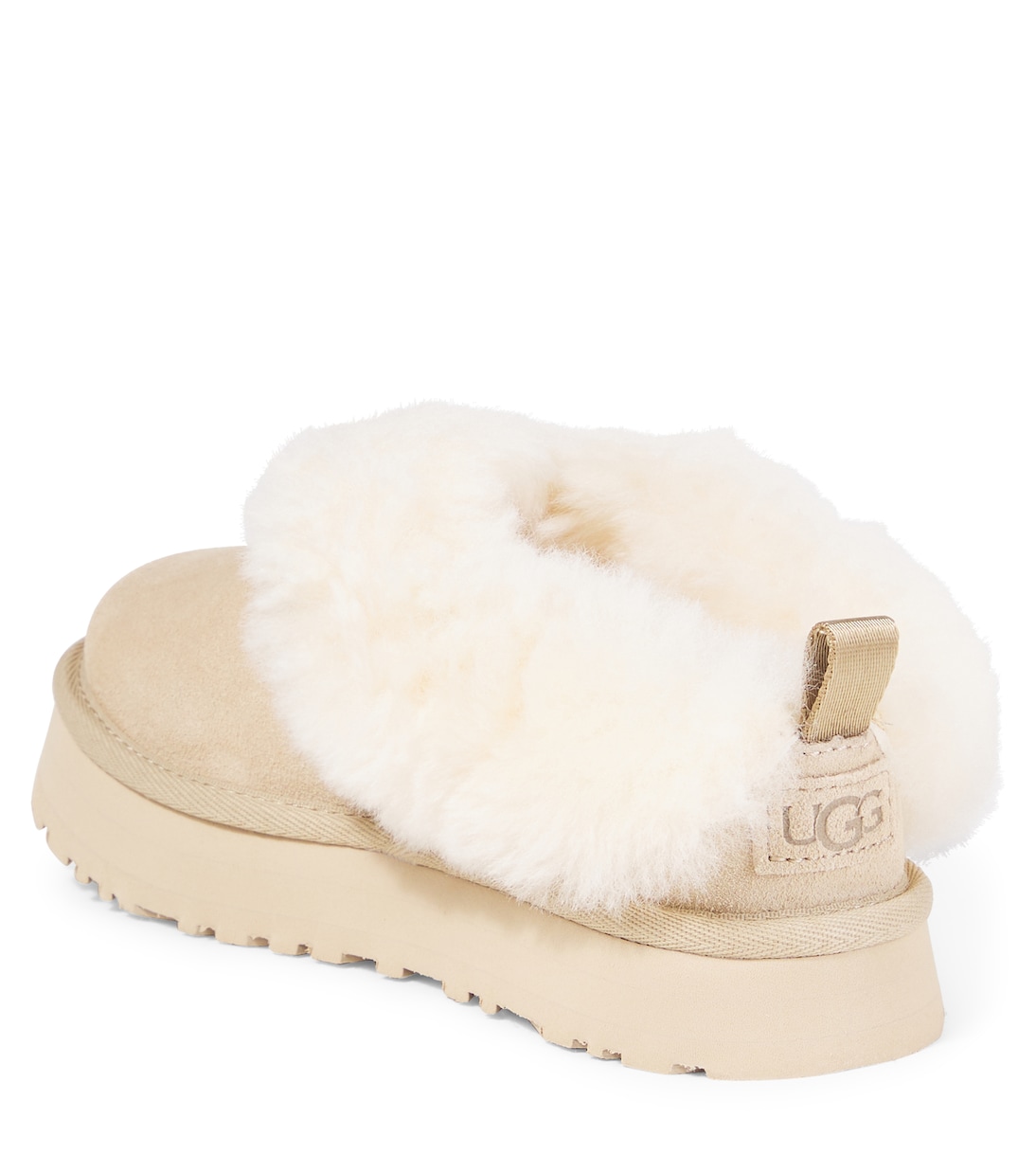 Tazzelle shearling-lined suede slippers | UGG Kids