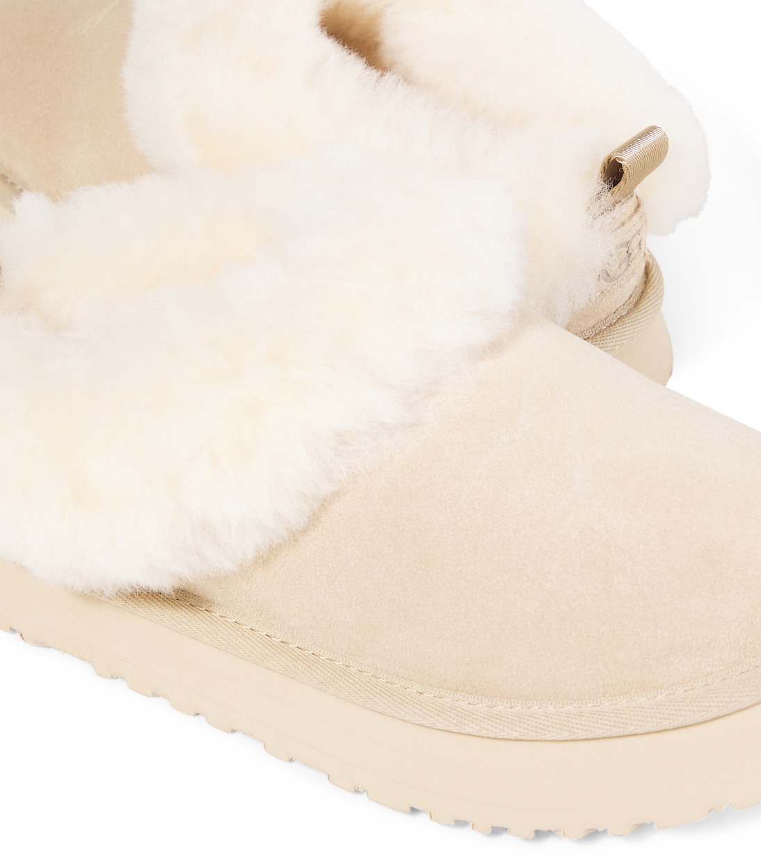 Tazzelle shearling-lined suede slippers | UGG Kids